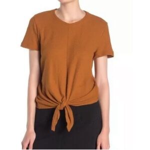 Madewell Texture & Thread Modern Tie-Front Top